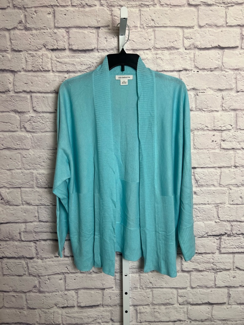 Liz Claiborne Lightweight Open Front Cardigan size LT